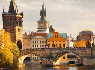 Prague bridge